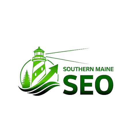 southern maine seo agency navigation lighthouse logo standish me